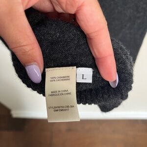 Bella Dahl Charcoal Gray Long Sleeve Hoodie Dress